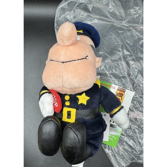 Frosty The Snowman Traffic Cop Plush Doll Bennie Stuffins CVS 6" New In Bag! - Picture 4 of 10